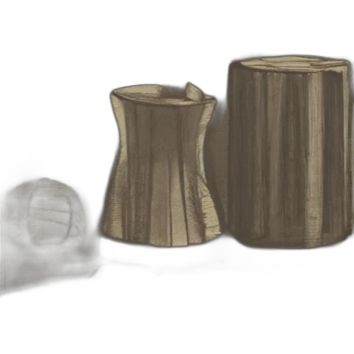 furniture, bottle, 3d render, concept art transparent PNG cut-out
