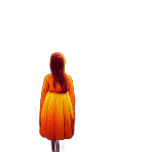 dress, hair, jacket, robot transparent PNG cut-out
