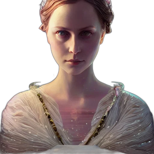 crown, dress, face, jewelry transparent PNG cut-out