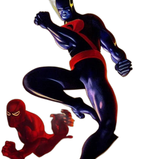 mask, concept art, comic book art, 3d render transparent PNG cut-out