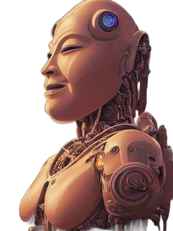 robot, jewelry, face, mask transparent PNG cut-out