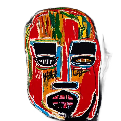 mask, face, concept art, photorealistic transparent PNG cut-out