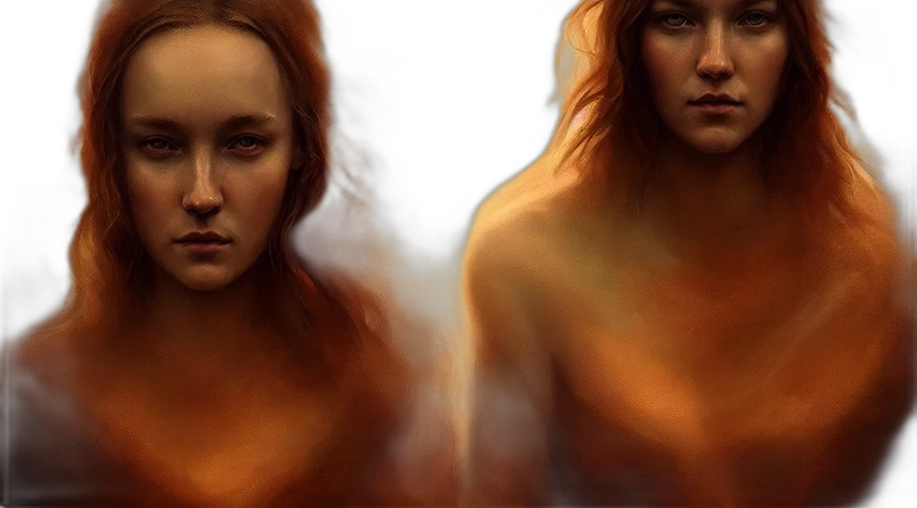 face, photorealistic, fantasy art, concept art transparent PNG cut-out