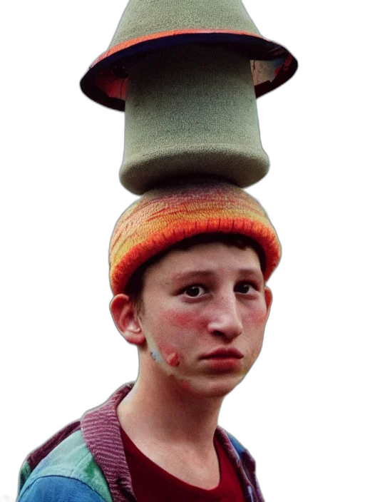 hat, face, crown, staff transparent PNG cut-out