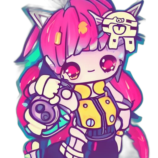 staff, weapon, robot, cyberpunk transparent PNG cut-out