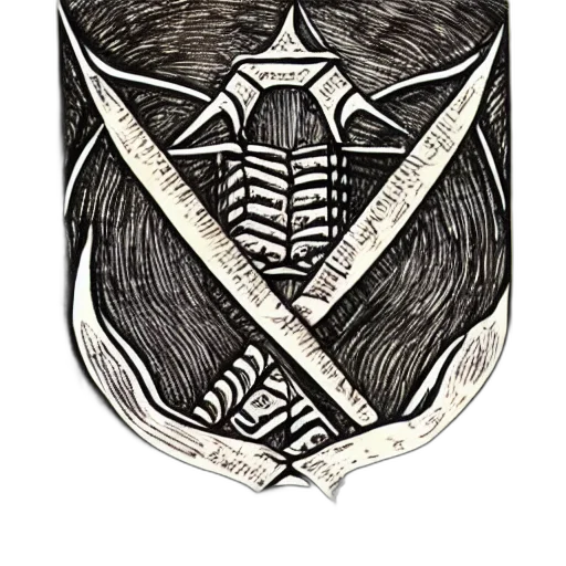 sword, crown, staff, jacket transparent PNG cut-out