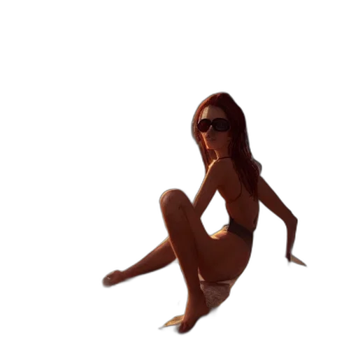 creature, hair, animal, dress transparent PNG cut-out
