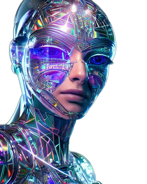 robot, mask, face, jewelry transparent PNG cut-out