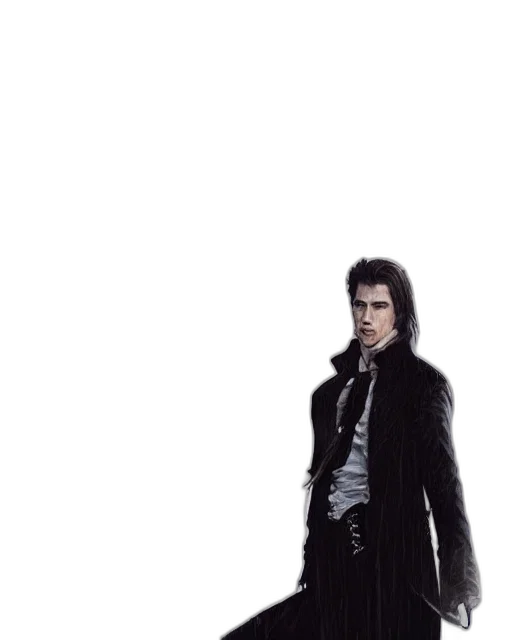 jacket, sword, staff, weapon transparent PNG cut-out