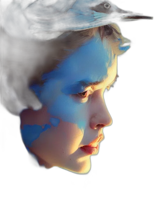 face, mask, crown, robot transparent PNG cut-out