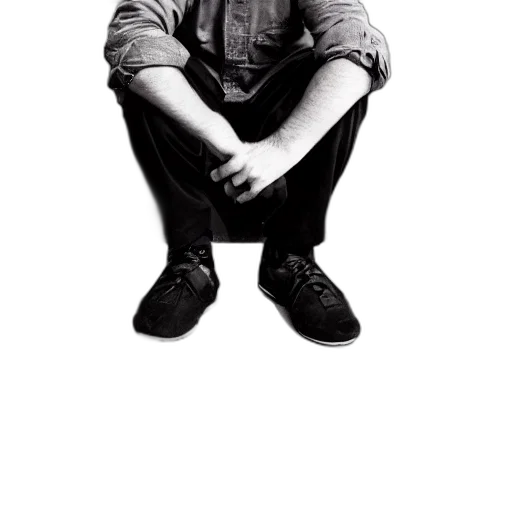 jacket, shoes, staff, creature transparent PNG cut-out