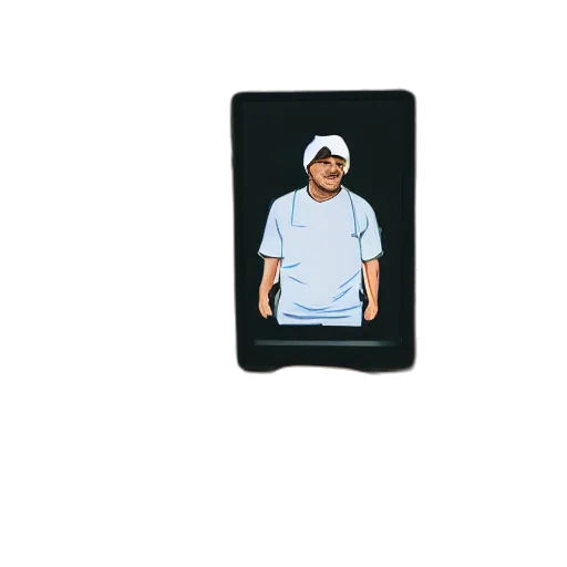 hat, jacket, staff, face transparent PNG cut-out