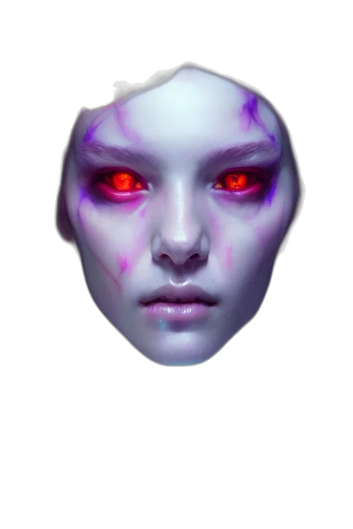 mask, face, creature, robot transparent PNG cut-out