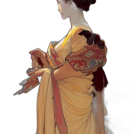 dress, staff, jewelry, crown transparent PNG cut-out