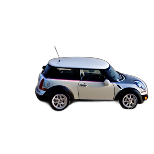 car, robot, 3d render, photorealistic transparent PNG cut-out