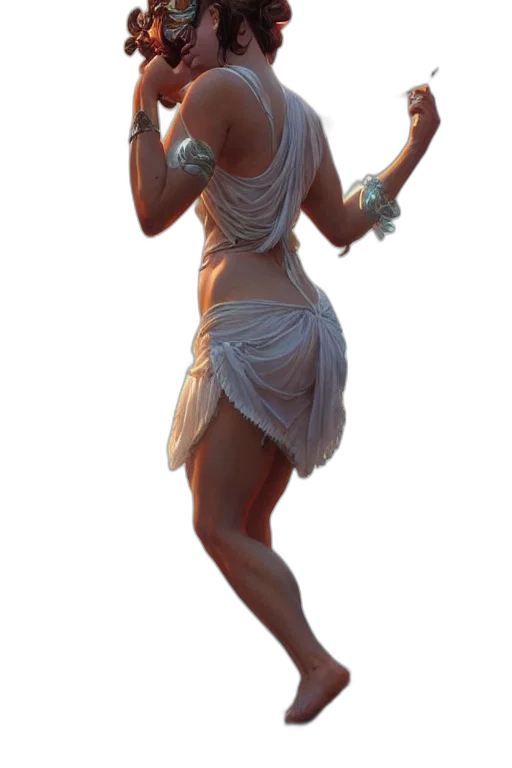 dress, staff, sword, weapon transparent PNG cut-out
