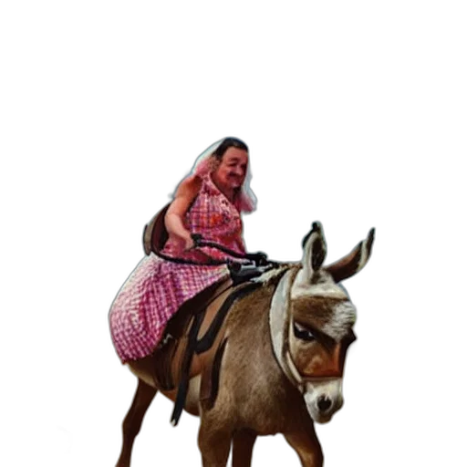 animal, dress, creature, staff transparent PNG cut-out