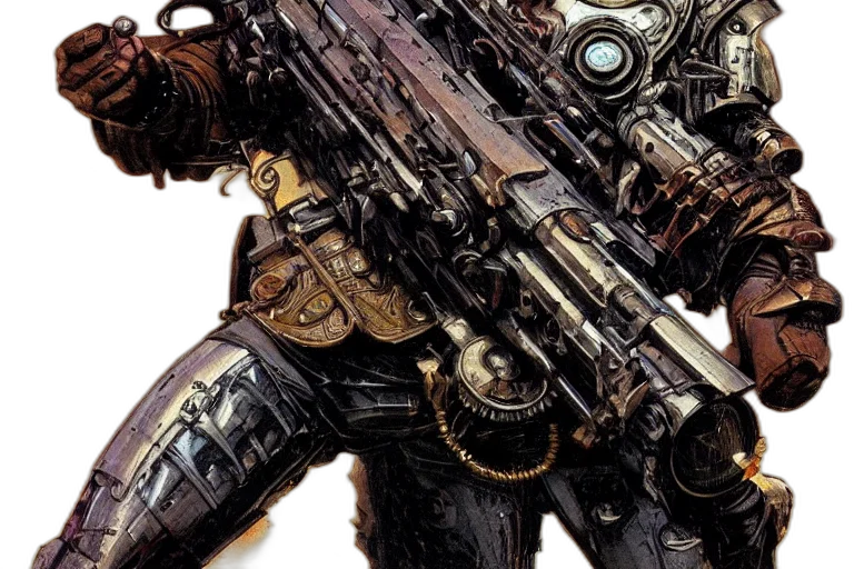weapon, robot, concept art, comic book art transparent PNG cut-out