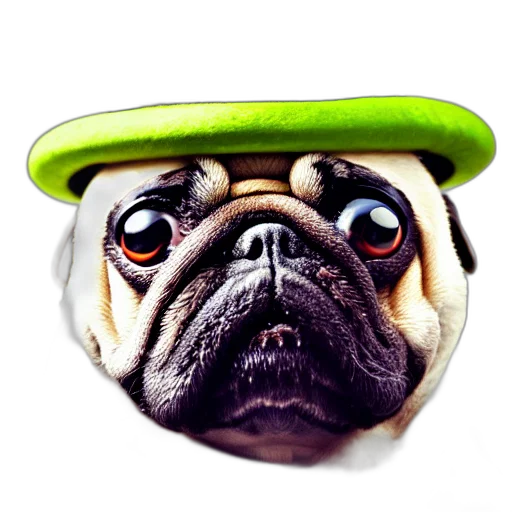 hat, animal, staff, face transparent PNG cut-out