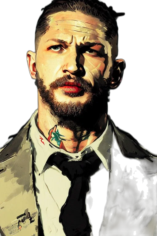 face, jacket, animal, photorealistic transparent PNG cut-out