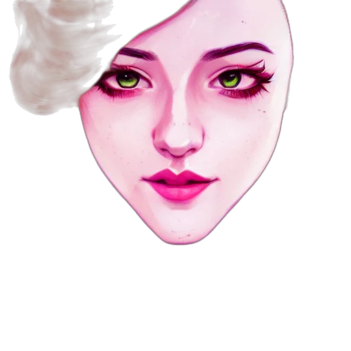 face, mask, crown, jewelry transparent PNG cut-out