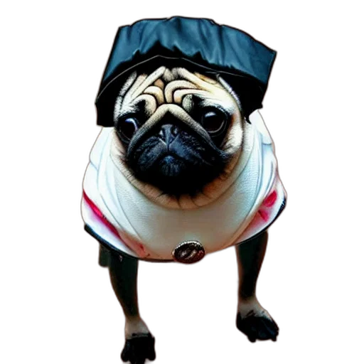 animal, creature, jacket, face transparent PNG cut-out