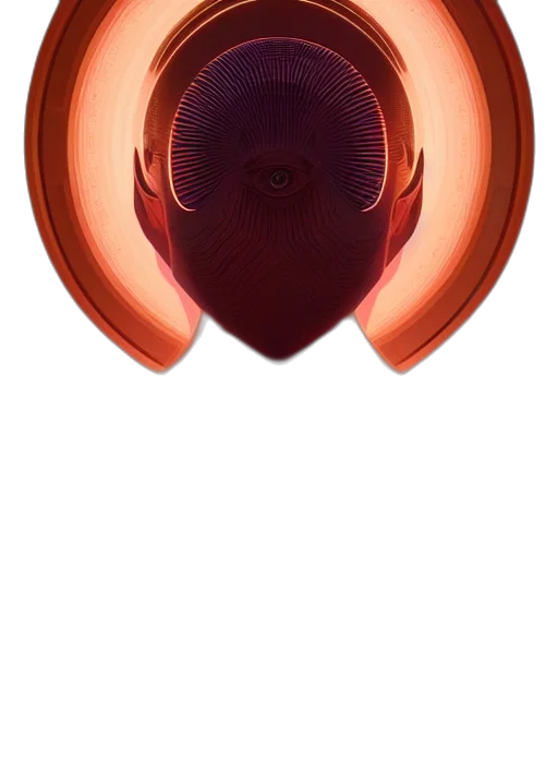 mask, robot, face, crown transparent PNG cut-out