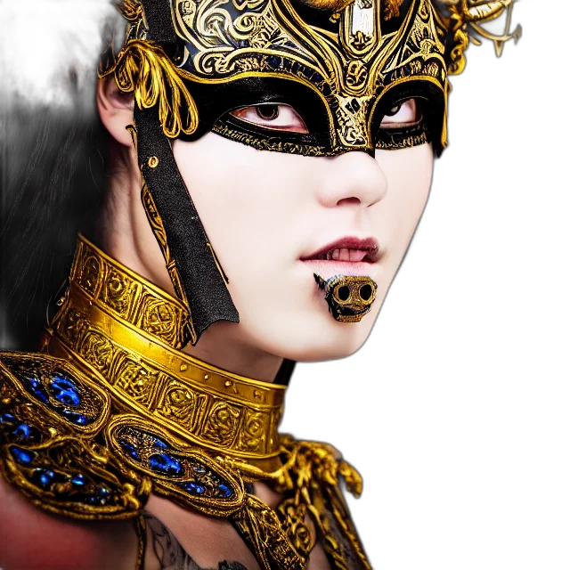 mask, crown, jewelry, face transparent PNG cut-out
