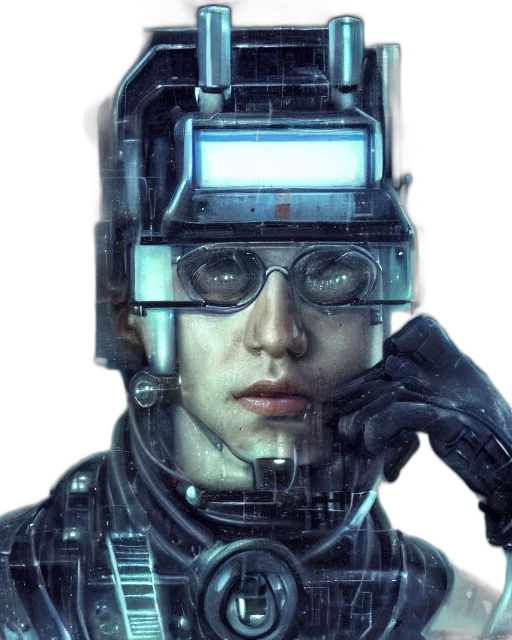 robot, face, mask, staff transparent PNG cut-out
