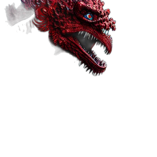 dragon, creature, mask, animal transparent PNG cut-out