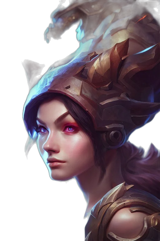 face, crown, dragon, staff transparent PNG cut-out