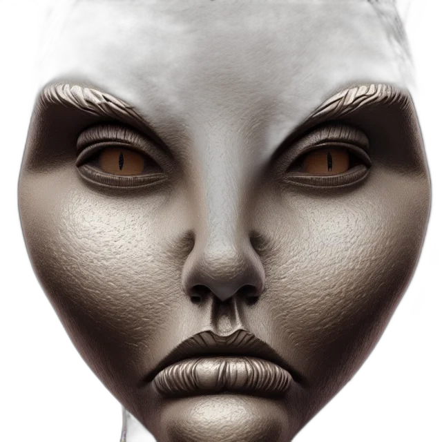 mask, face, robot, creature transparent PNG cut-out