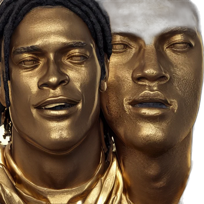 face, photorealistic, 3d render, concept art transparent PNG cut-out