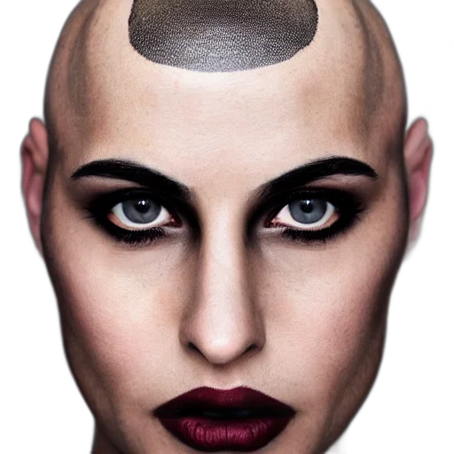 face, mask, hair, crown transparent PNG cut-out