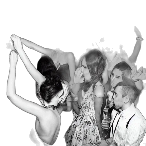 staff, young, people, dancing transparent PNG cut-out