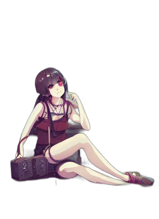 staff, hat, dress, robot transparent PNG cut-out