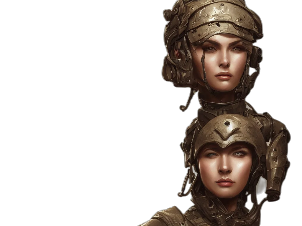 concept art, fantasy art, photorealistic, comic book art transparent PNG cut-out