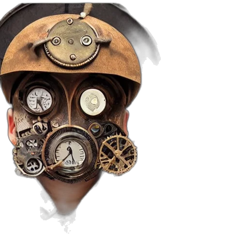 mask, face, hat, concept art transparent PNG cut-out
