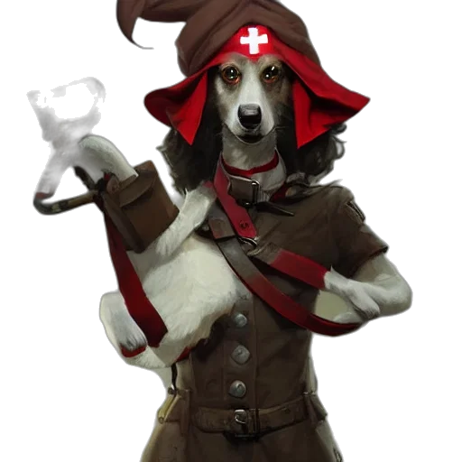 staff, animal, hat, concept art transparent PNG cut-out