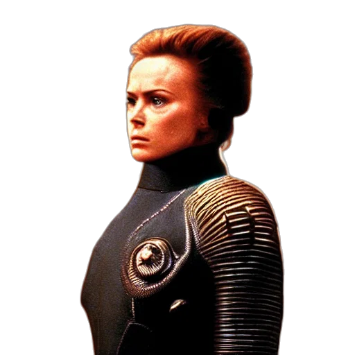robot, face, jacket, hair transparent PNG cut-out