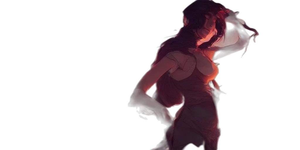 dress, creature, weapon, concept art transparent PNG cut-out