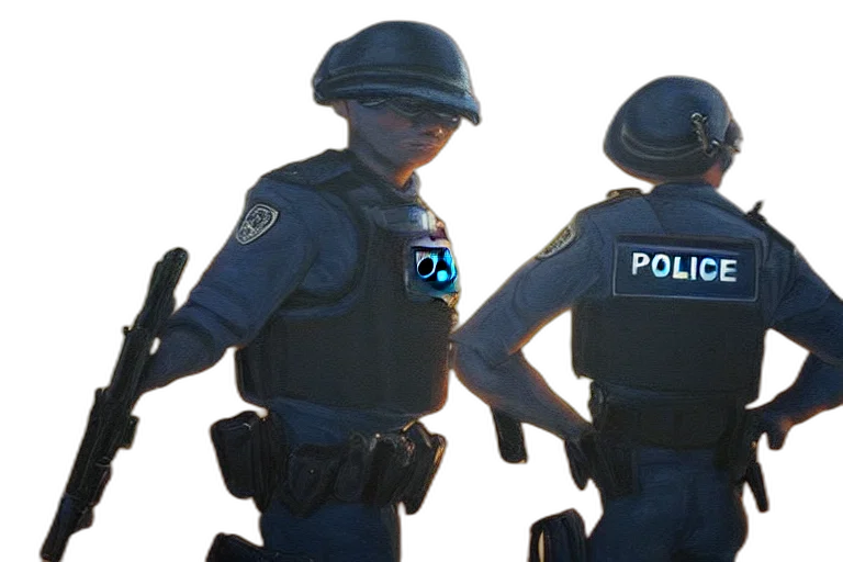 weapon, staff, robot, mask transparent PNG cut-out
