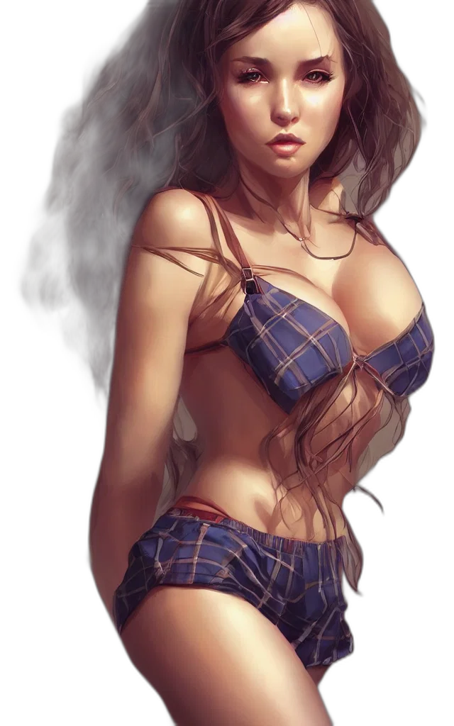 dress, face, umbrella, fantasy art transparent PNG cut-out