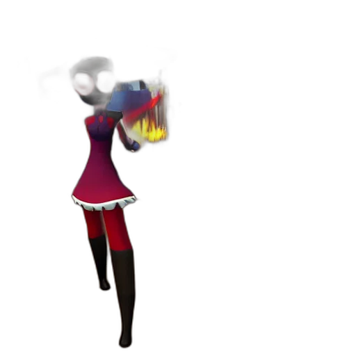 mask, robot, creature, staff transparent PNG cut-out