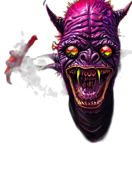 mask, face, creature, staff transparent PNG cut-out