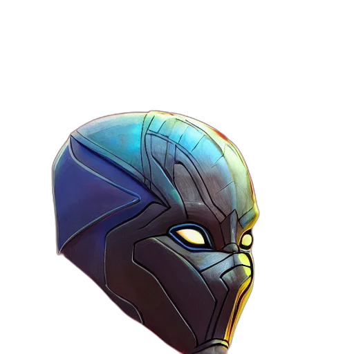 mask, face, robot, concept art transparent PNG cut-out