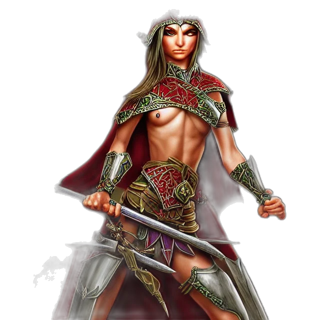sword, fantasy art, concept art, comic book art transparent PNG cut-out