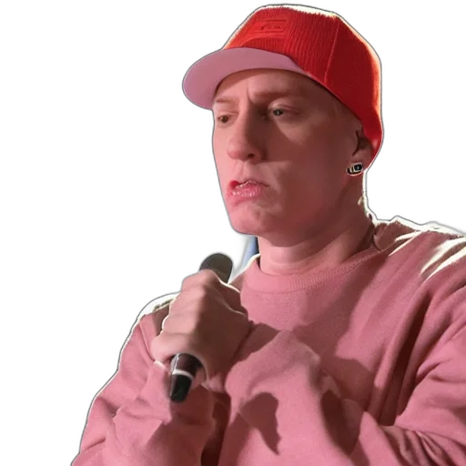 hat, jacket, face, creature transparent PNG cut-out