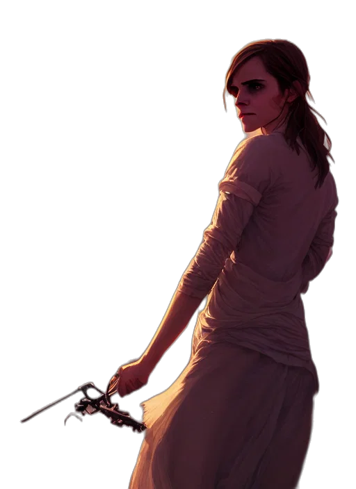staff, dress, weapon, sword transparent PNG cut-out