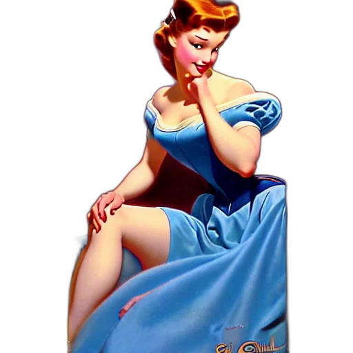 dress, comic book art, concept art, cartoon transparent PNG cut-out